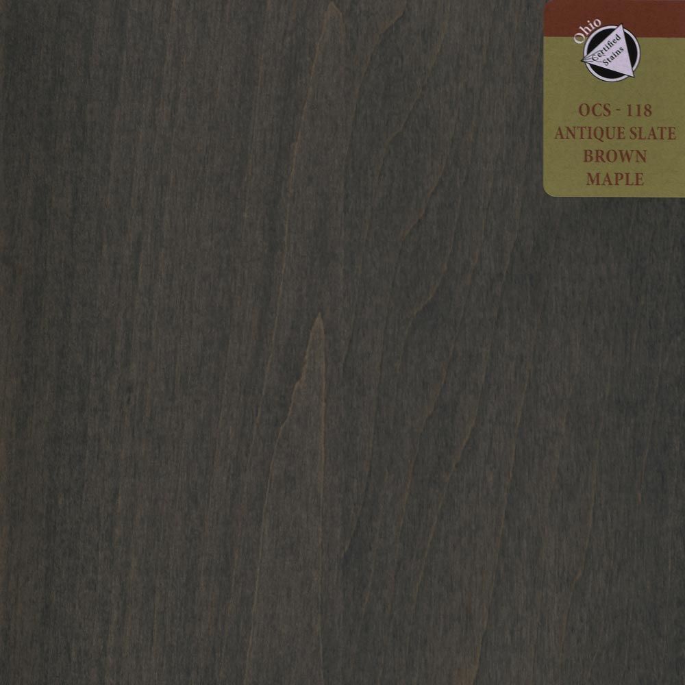 OCS 118 Antque Slate Brown Maple
