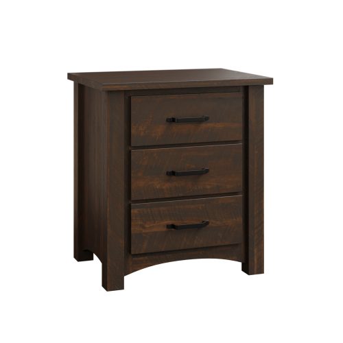 Glendale 3 Drawer Nightstand