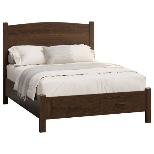 Addie Bed with Footboard Storage Unit